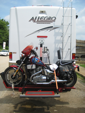 travel trailer motorcycle hauler